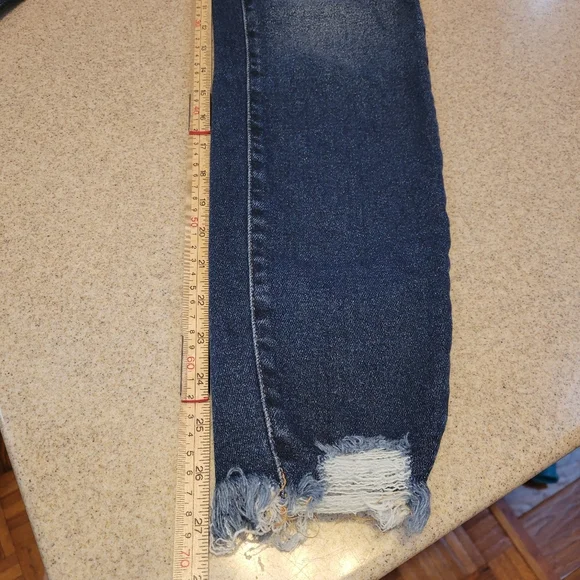 KanCan Distressed Skinny Denim Jeans Size 27 - Picture 6 of 10